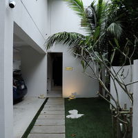 おしゃれなアパート風の入り口