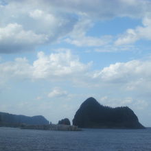 黄金岬と宝島。美国を代表する景観です。