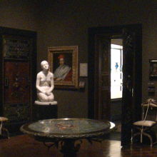 黒の間・19世紀中頃に流行した混合様式の展示だそうです