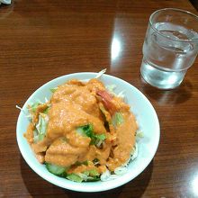 ランチセットのサラダです。