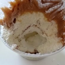 モンブランの中はサクサクのメレンゲ～～