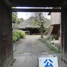 本陣への入り口付近