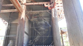 左右にある金剛力士像の力強さに改めて感動
