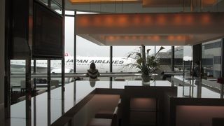 景色の良いラウンジ