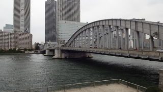 開閉が行われていた橋。