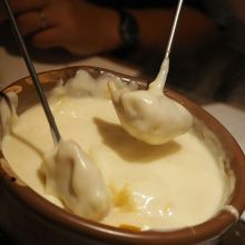 熱々チーズフォンデュ