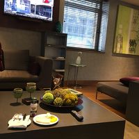 ラウンジでの一枚