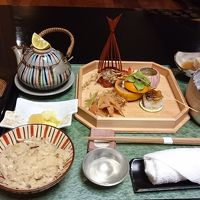 地産地消のおいしい夕食。