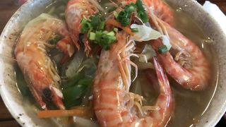 エビ入り野菜そば