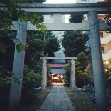 塩釜公園内にある鳥居