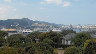 ここからの長崎港の景色がいい