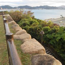 関見台公園と呼ばれている串崎城跡。