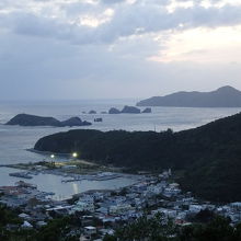 座間味港付近の眺望です。