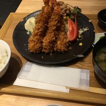 海老フライ定食