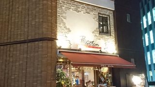 路地に入って直ぐ