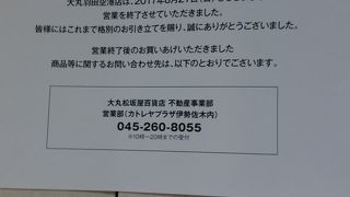 閉店していました。