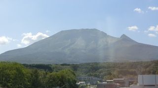 きれいな形の山