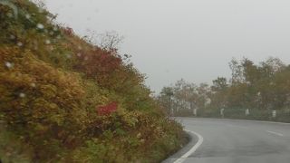 頂上付近は深い霧だったが少し降りると素晴らしい景色が見えました