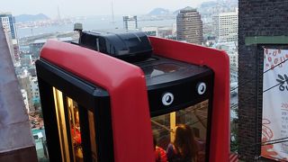 ケーブルカーが有難いです