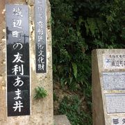 洞窟のような井戸