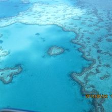 リーフワールドへの途中、ハートリーフをご案内
