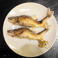 夕食バイキング・鮎塩焼き