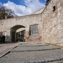 エゲル城への入り口