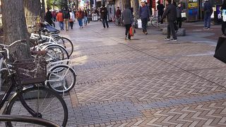 歩行者天国で買い物しやすい