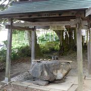 三朝神社にある手水所