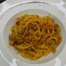 少ししょっぱかったカルボナーラ