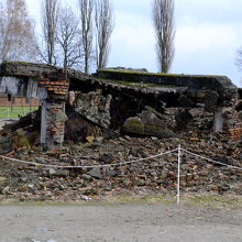 証拠隠滅のためナチス自らによって爆破されたガス室