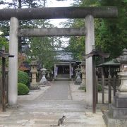 米沢に鎮座する上杉神社の摂社