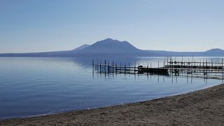 支笏湖の紅葉が良かった