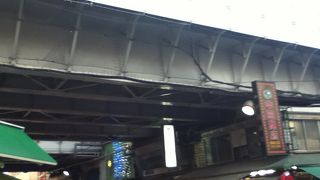 アメ横の途中にある