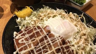 ソースカツ丼ランチでがっつり！