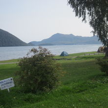 野営指定地付近の様子