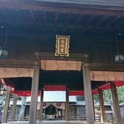 金ヶ崎城跡に建つ神社