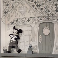 白黒のミッキー