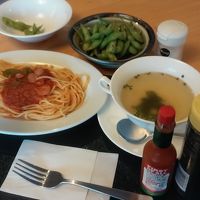 ２度目の入浴のあとは、軽食を食べました。