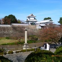 兼六園側から見た遠景はいいのですが・・・。