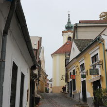 ブラゴヴェシュテンスカ教会に続く路地