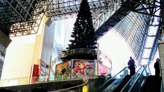 巨大なクリスマスツリーにびっくりです