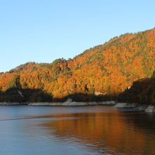 紅葉もきれいでしたが、間もなく日が陰ってしまいました