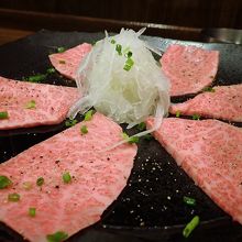 新規注文の「焼きしゃぶ」最高の味わい