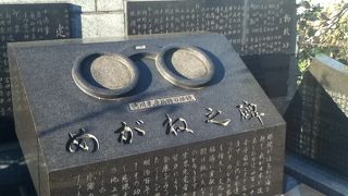 綺麗なめがねの石碑