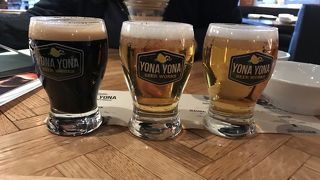 「よなよなエール」飲み比べがオススメ！