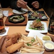 エビス バー（YEBISU BAR）東京ドームシティ店の夕食