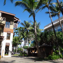 外側にもお店があります