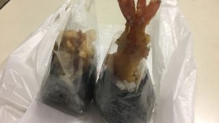 海老天むすといか天むす！