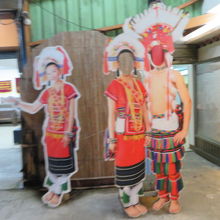 撮影用パネルがあります